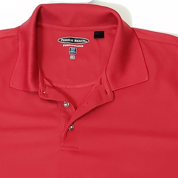Pebble Beach Polo Perfomance Golf Shirt - Picture 2 of 5